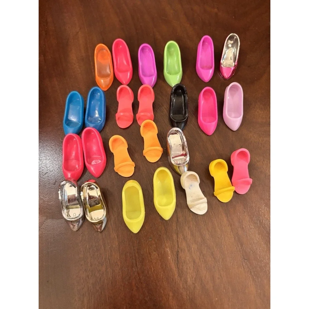 Vintage Hasbro Jem Holograms Doll Shoes Lot Pairs & Singles 1980s Accessories